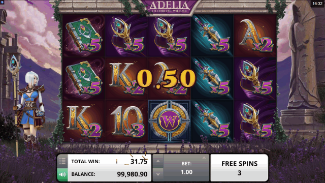 Характеристики слота Adelia The Fortune Wielder 8