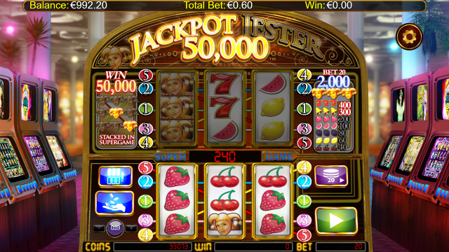 Игровой интерфейс Jackpot Jester 50 000 4